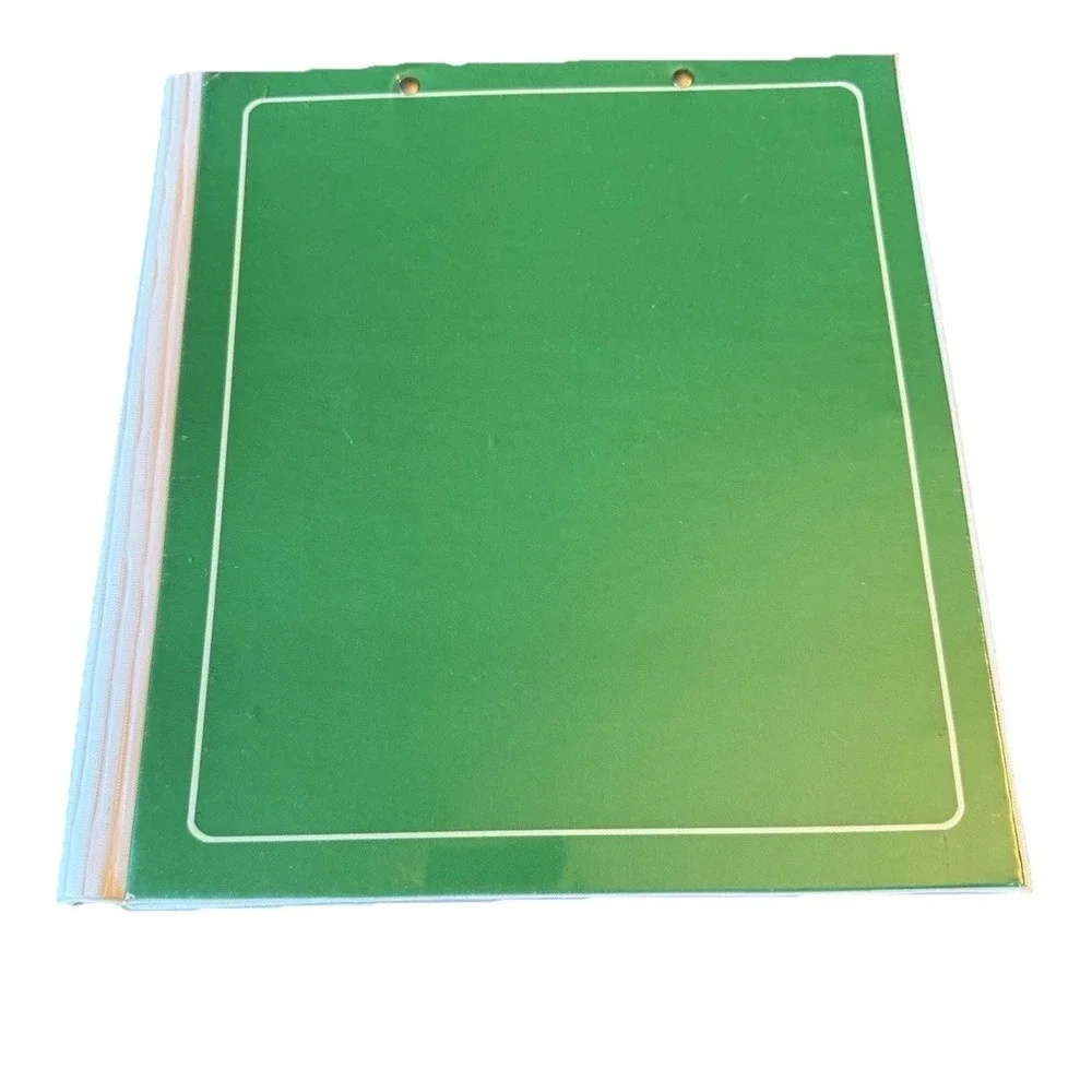 Vintage Mead Trapper Keeper Notebook Green Folder Binder School Supplies 80s 90s